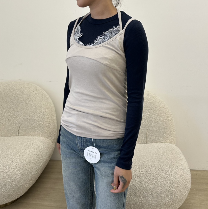LEEHEE韓國代購女裝新款真品推薦人氣時尚熱賣吊帶背心蕾絲LEEHEE吊帶/背心