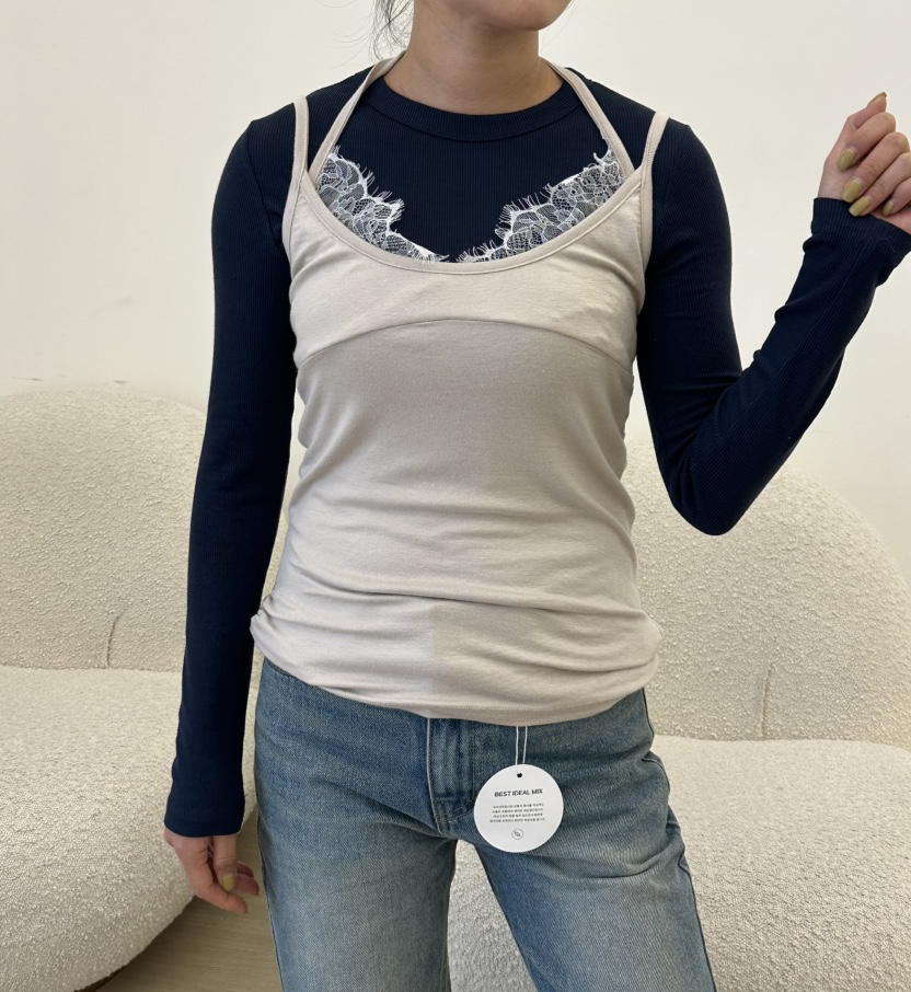 LEEHEE韓國代購女裝新款真品推薦人氣時尚熱賣吊帶背心蕾絲LEEHEE吊帶/背心