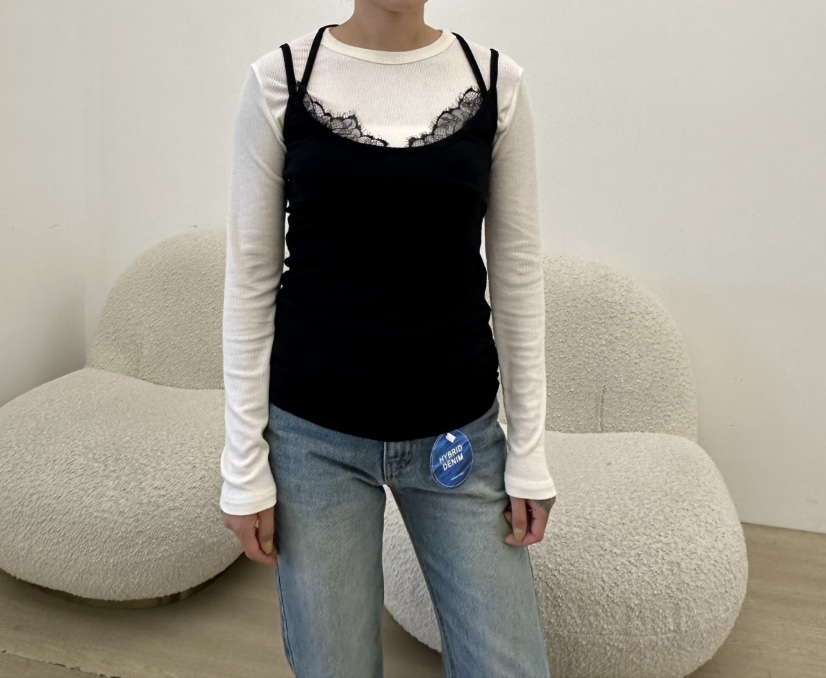 LEEHEE韓國代購女裝新款真品推薦人氣時尚熱賣吊帶背心蕾絲LEEHEE吊帶/背心圖色2