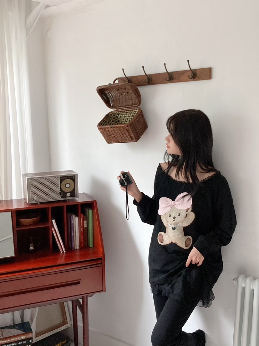 BE&amp;BE韓國代購女士新品時尚熱賣休閑推薦真品長袖T恤BE&amp;BE長袖T恤