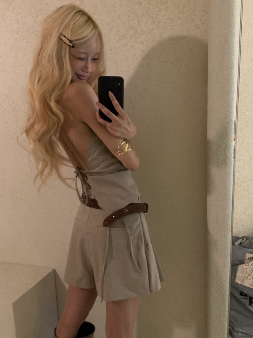 VELEN東大門代購女裝新品熱賣推薦真品人氣時尚休閑吊帶背心VELEN吊帶/背心