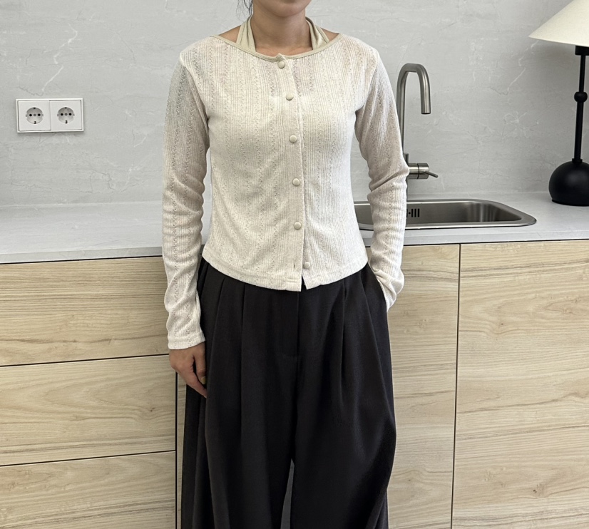 LEEHEE韓國直郵女裝新品時尚推薦真品人氣休閑熱賣開衫LEEHEE開衫