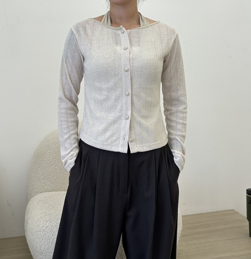 LEEHEE韓國直郵女裝新品時尚推薦真品人氣休閑熱賣開衫LEEHEE開衫