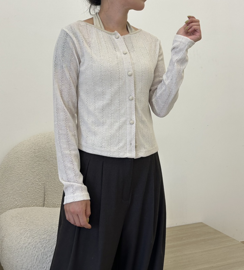 LEEHEE韓國直郵女裝新品時尚推薦真品人氣休閑熱賣開衫LEEHEE開衫