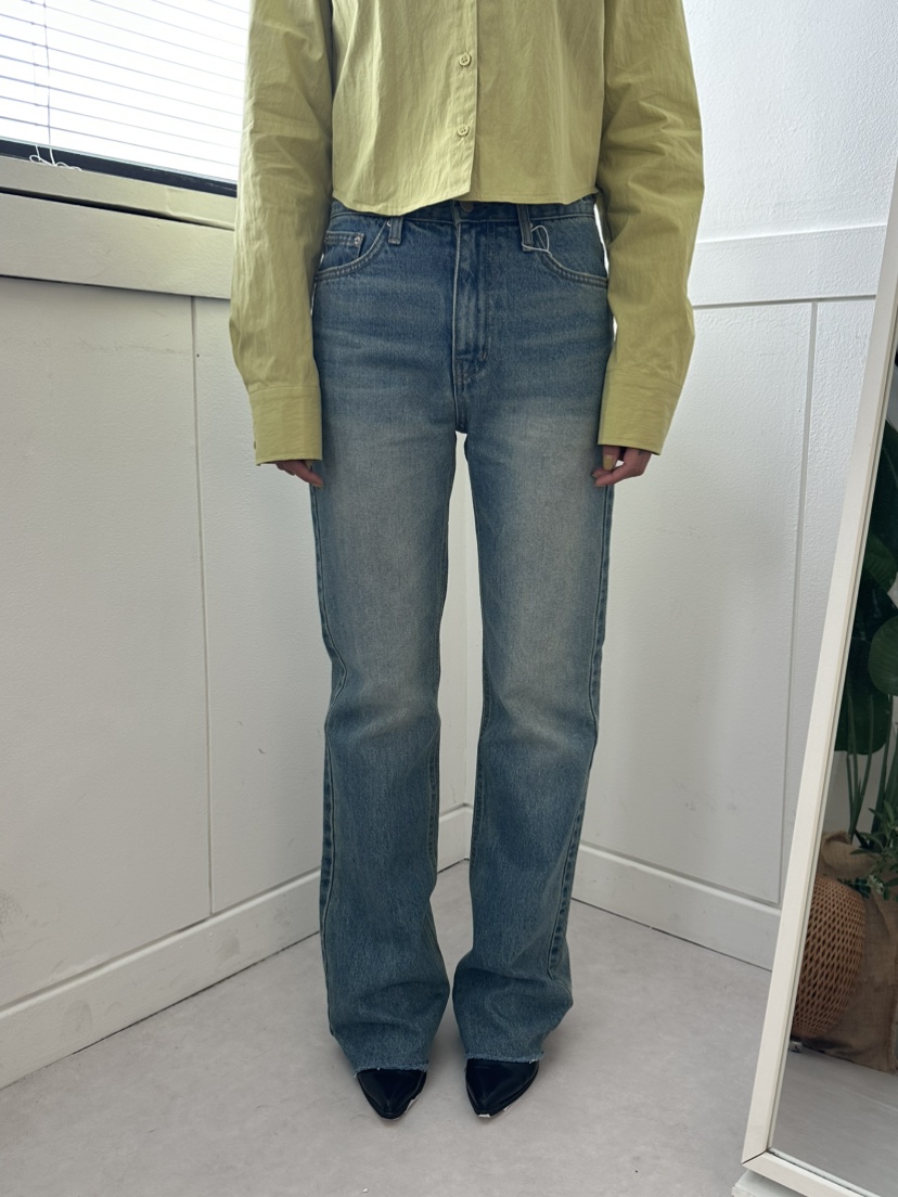 LEEHEE東大門實拍女士新品休閑人氣真品時尚推薦牛仔褲喇叭LEEHEE牛仔褲