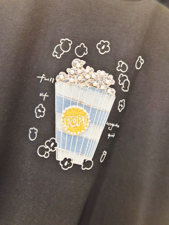 RICO/BLING BLING-S東大門直郵女士新款時尚熱賣T恤珍珠RICO/BLING BLING-ST恤