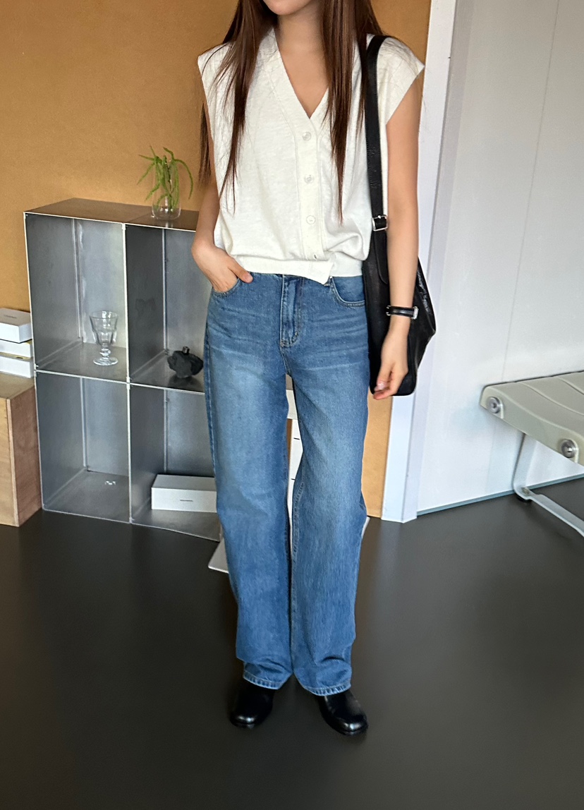 2ND GATE韓國直郵女士新品熱賣推薦休閑人氣時尚真品牛仔褲2ND GATE牛仔褲