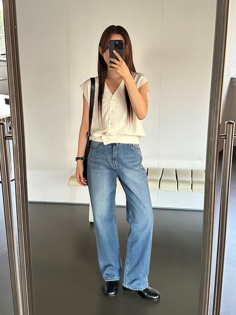 2ND GATE韓國直郵女士新品熱賣推薦休閑人氣時尚真品牛仔褲2ND GATE牛仔褲