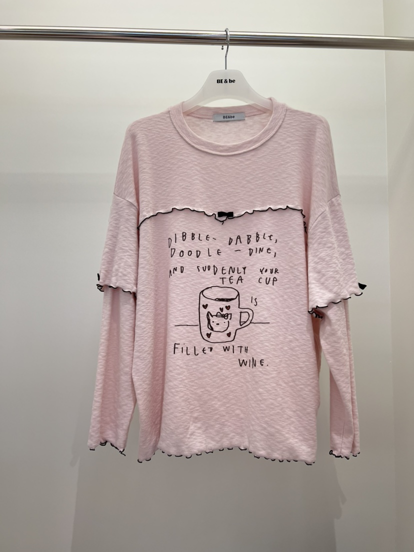 BE&amp;BE東大門直郵女士新款人氣時尚熱賣真品推薦長袖T恤BE&amp;BE長袖T恤圖色2