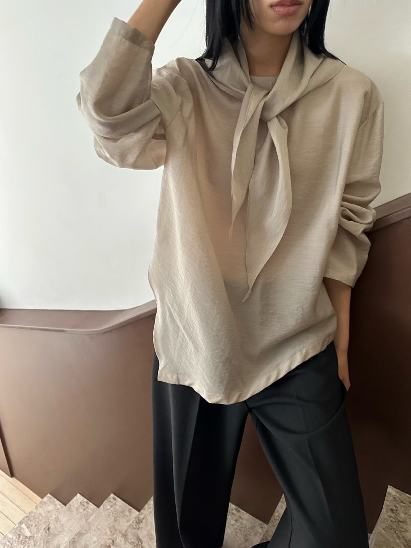 LE VASE韓國代購女裝新款真品推薦人氣休閑時尚襯衫蕾絲衫LE VASE襯衫/蕾絲衫