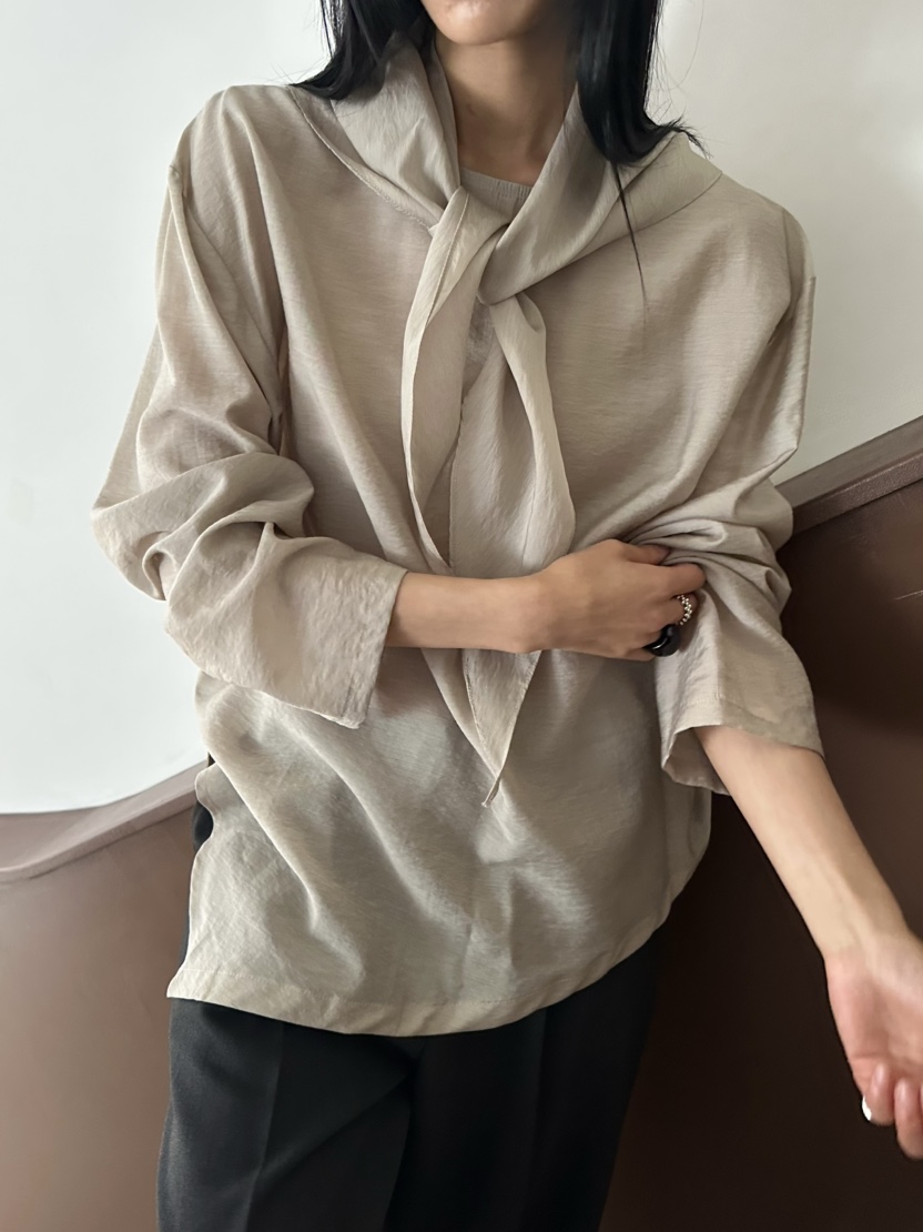 LE VASE韓國代購女裝新款真品推薦人氣休閑時尚襯衫蕾絲衫LE VASE襯衫/蕾絲衫