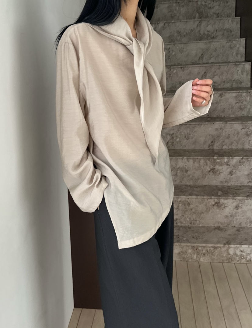 LE VASE韓國代購女裝新款真品推薦人氣休閑時尚襯衫蕾絲衫LE VASE襯衫/蕾絲衫