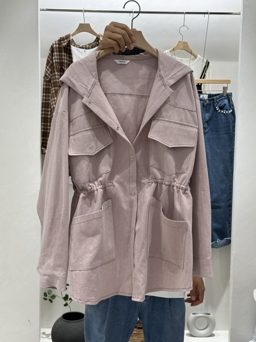 RE:FRESH-L東大門代購女裝新品休閑熱賣推薦時尚真品夾克RE:FRESH-L夾克圖色2