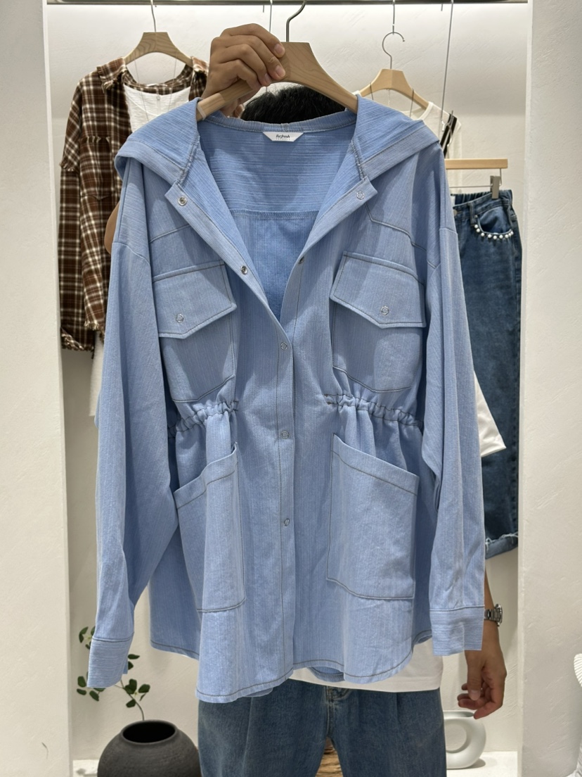 RE:FRESH-L東大門代購女裝新品休閑熱賣推薦時尚真品夾克RE:FRESH-L夾克圖色3