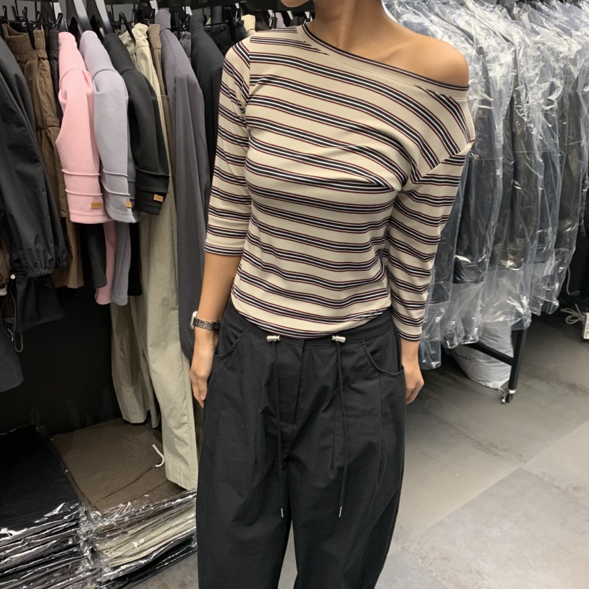 STAR-L東大門代購女裝新品時尚休閑熱賣推薦真品長袖T恤STAR-L長袖T恤圖色3