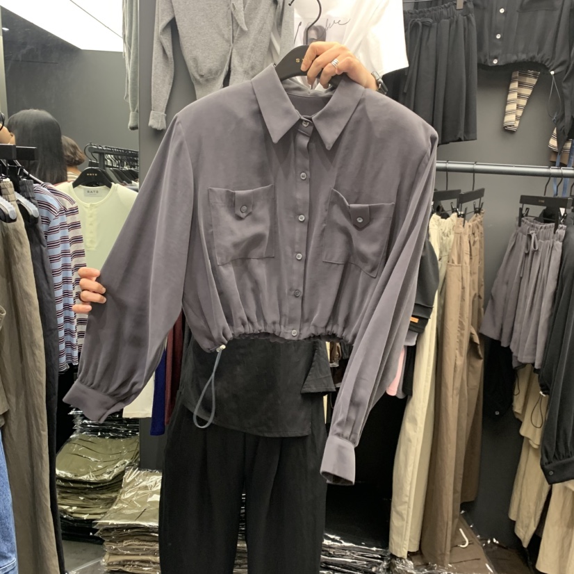 STAR-L韓國代購女士新品推薦熱賣人氣時尚休閑襯衫蕾絲衫STAR-L襯衫/蕾絲衫圖色1