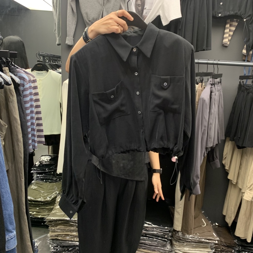 STAR-L韓國代購女士新品推薦熱賣人氣時尚休閑襯衫蕾絲衫STAR-L襯衫/蕾絲衫圖色2