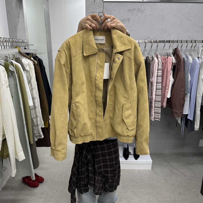 WEARABLE-L東大門實拍女裝新品時尚人氣真品休閑夾克柔軟WEARABLE夾克圖色2