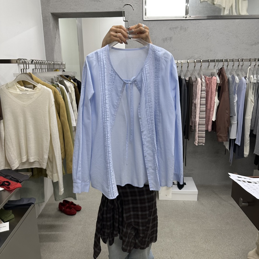 WEARABLE-L東大門實拍女士新款真品人氣時尚推薦襯衫蕾絲衫WEARABLE襯衫/蕾絲衫圖色2