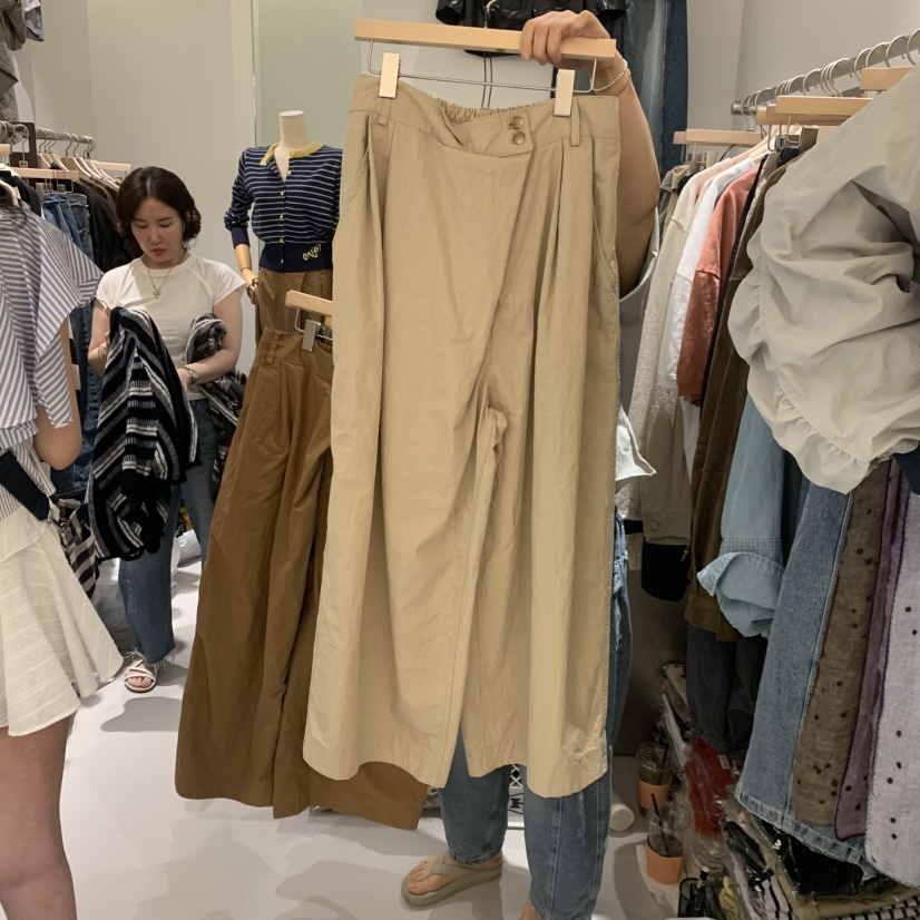 HILL TOE韓國代購女士新款休閑時尚熱賣推薦真品人氣休閑褲HILL TOE休閑褲圖色1