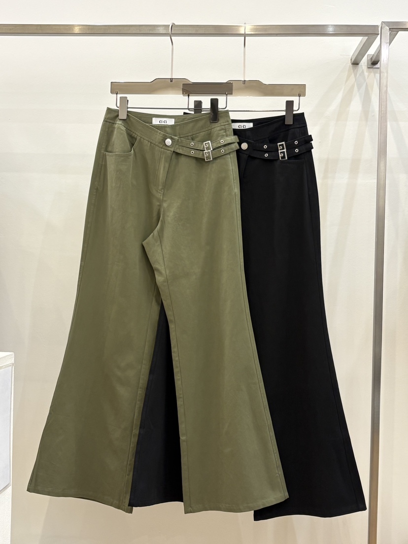 CICI東大門代購女士新品熱賣人氣真品時尚推薦休閑褲腰帶Ci Ci休閑褲