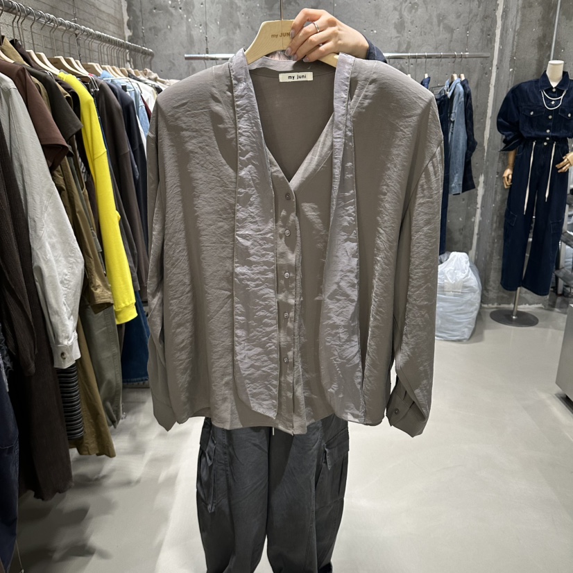 JUNI東大門代購女裝新品休閑時尚人氣真品熱賣襯衫蕾絲衫my juni襯衫/蕾絲衫圖色2