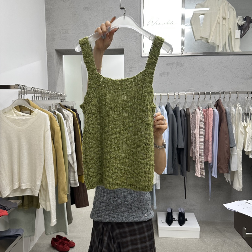 WEARABLE-L韓國直郵女士新款推薦熱賣真品吊帶背心不含內搭WEARABLE吊帶/背心