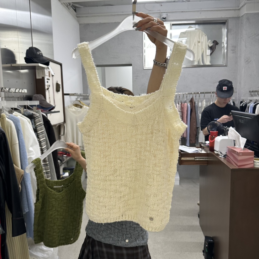WEARABLE-L韓國直郵女士新款推薦熱賣真品吊帶背心不含內搭WEARABLE吊帶/背心圖色1