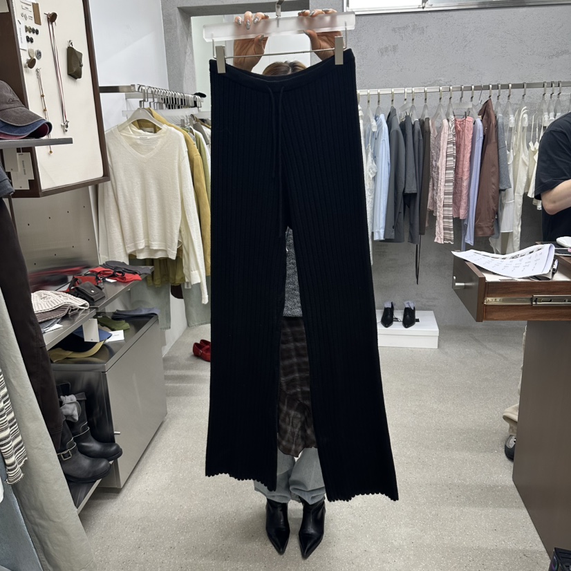 WEARABLE-L東大門實拍女士新款推薦休閑真品人氣熱賣休閑褲WEARABLE休閑褲圖色3黑色