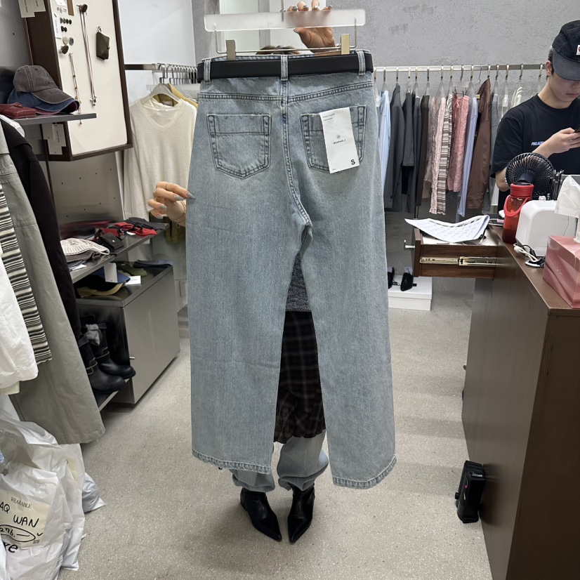 WEARABLE-L東大門代購女裝新品人氣推薦休閑牛仔褲不含腰帶WEARABLE牛仔褲