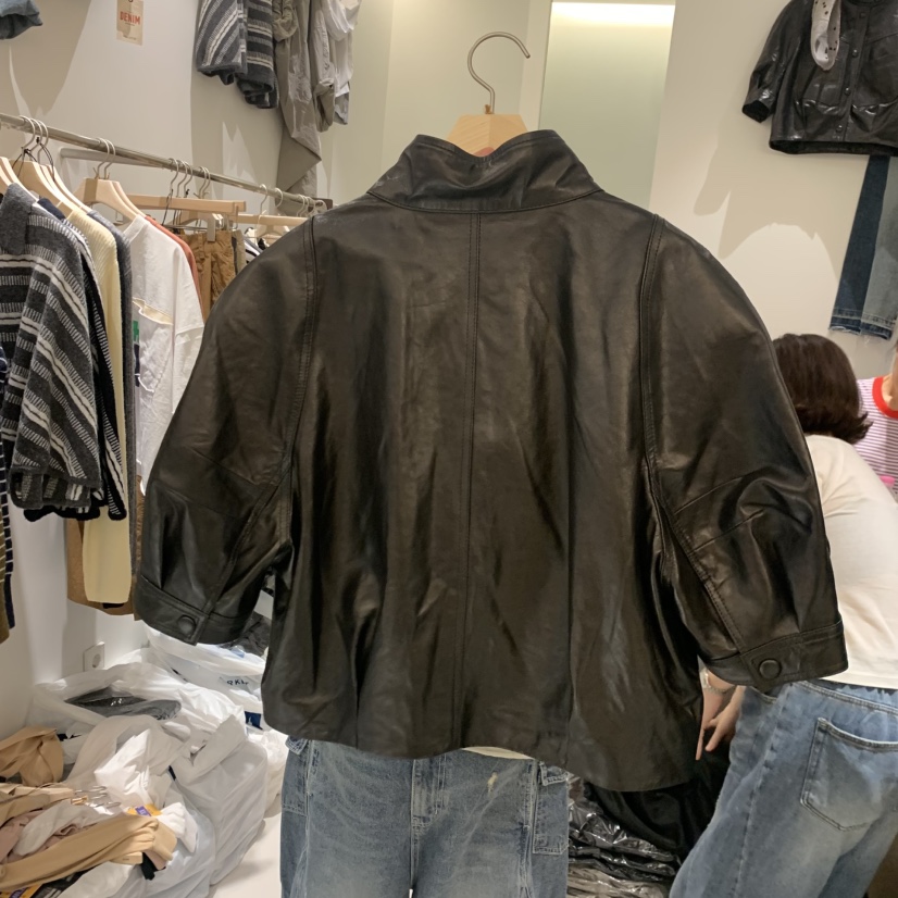HILL TOE韓國代購女士新品休閑真品推薦人氣皮衣不含圍巾HILL TOE皮衣