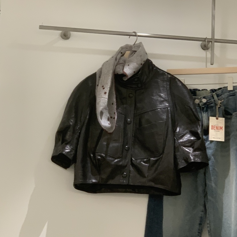 HILL TOE韓國代購女士新品休閑真品推薦人氣皮衣不含圍巾HILL TOE皮衣圖色2