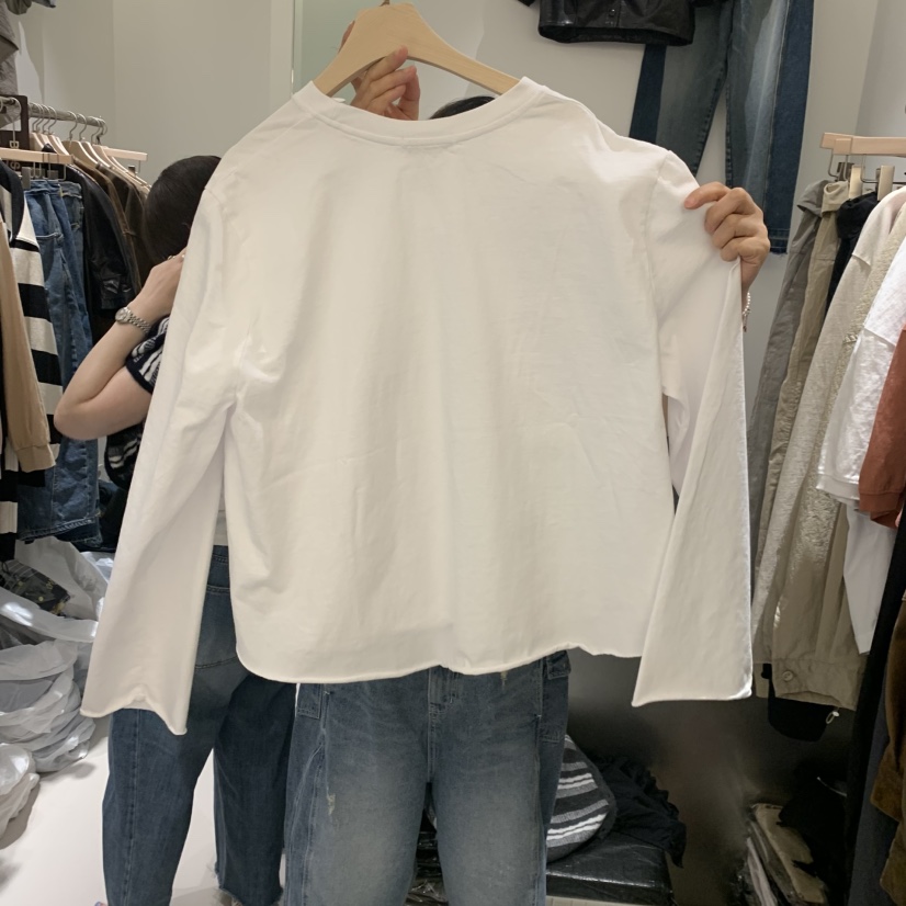 HILL TOE東大門代購女士新品時尚人氣休閑推薦熱賣長袖T恤HILL TOE長袖T恤