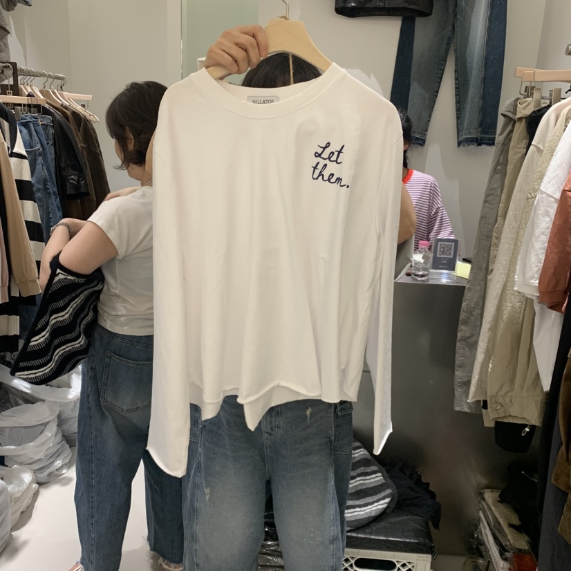 HILL TOE東大門代購女士新品時尚人氣休閑推薦熱賣長袖T恤HILL TOE長袖T恤圖色4