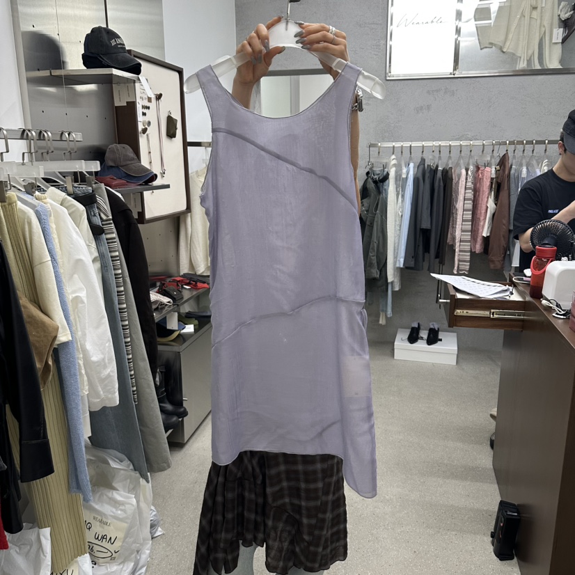 WEARABLE-L東大門代購女裝新品休閑推薦熱賣連衣裙不含項鏈WEARABLE連衣裙圖色2