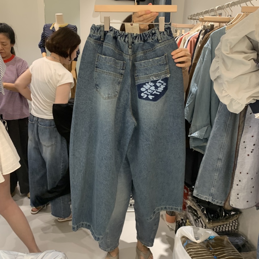 HILL TOE東大門實拍女士新品人氣休閑推薦真品熱賣牛仔褲HILL TOE牛仔褲