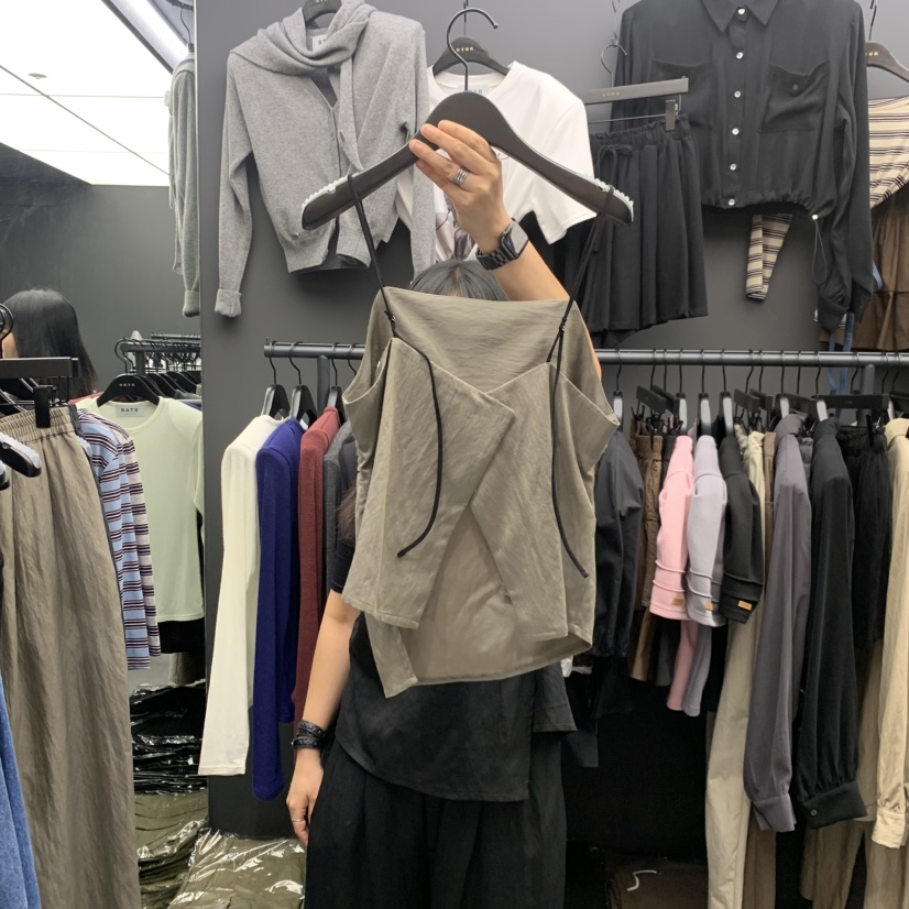 STAR-L東大門實拍女士新款時尚推薦熱賣吊帶背心不含腰帶STAR-L吊帶/背心
