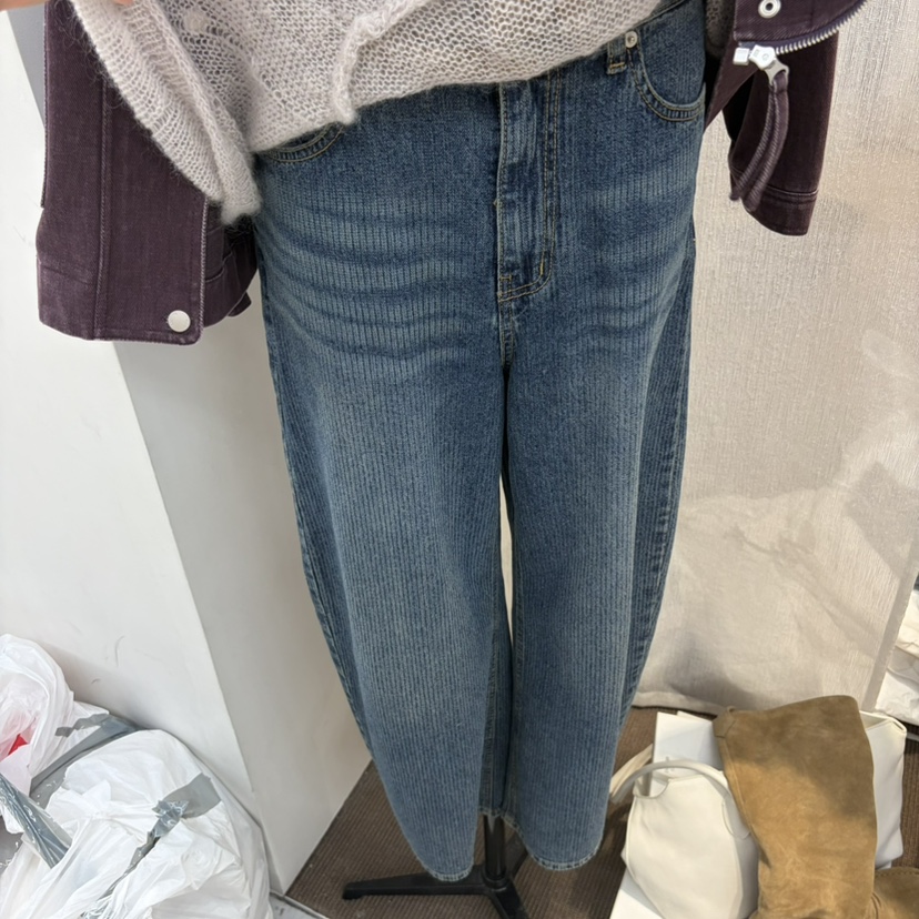 SIHO ARCHIVE韓國直郵女士新款休閑推薦真品熱賣時尚牛仔褲SIHO ARCHIVE牛仔褲圖色2