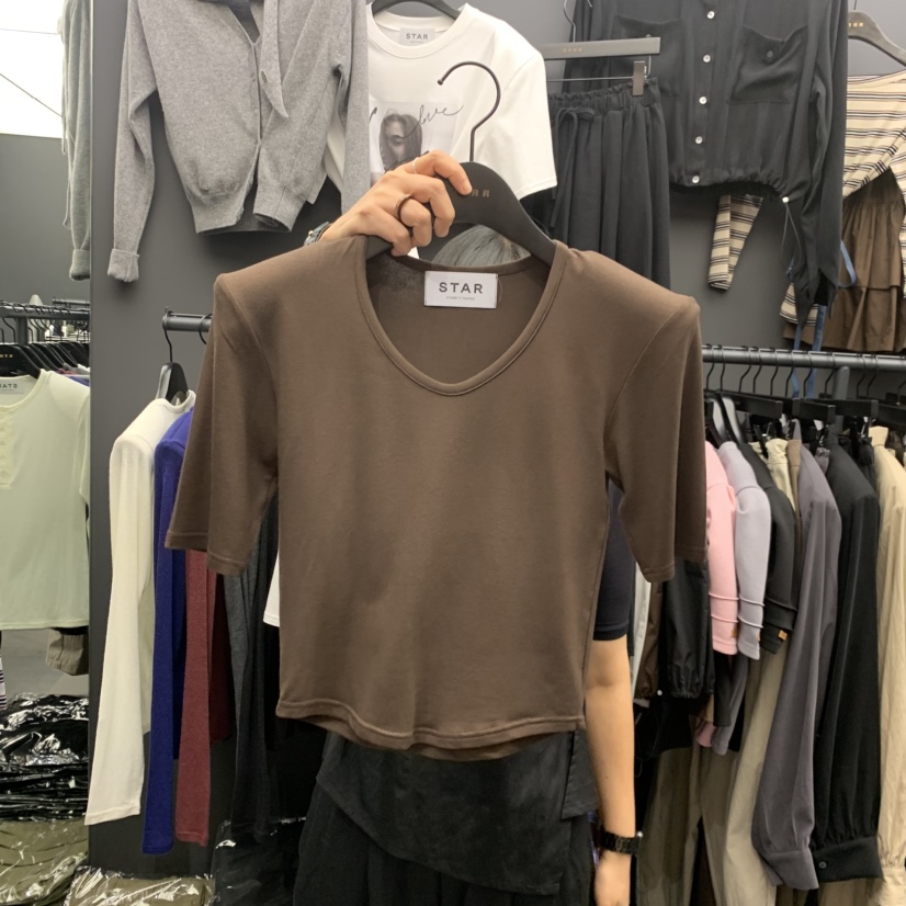 STAR-L韓國代購女裝新品時尚人氣真品熱賣休閑推薦T恤STAR-LT恤圖色4