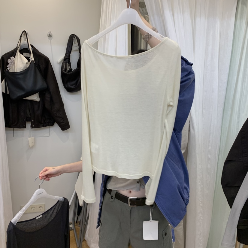 JINSIM東大門實拍女裝新款休閑熱賣真品人氣時尚推薦長袖T恤JINSIM長袖T恤