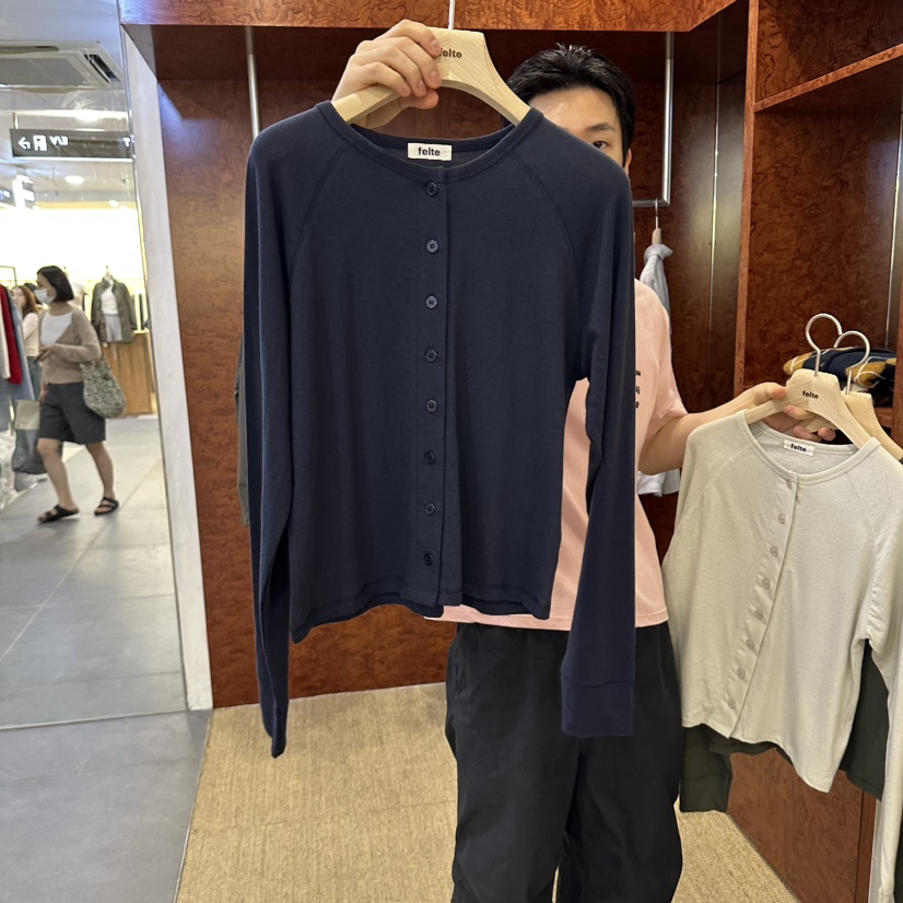 FELTE東大門直郵女裝新品熱賣真品休閑時尚推薦人氣開衫開襟felte開衫圖色3