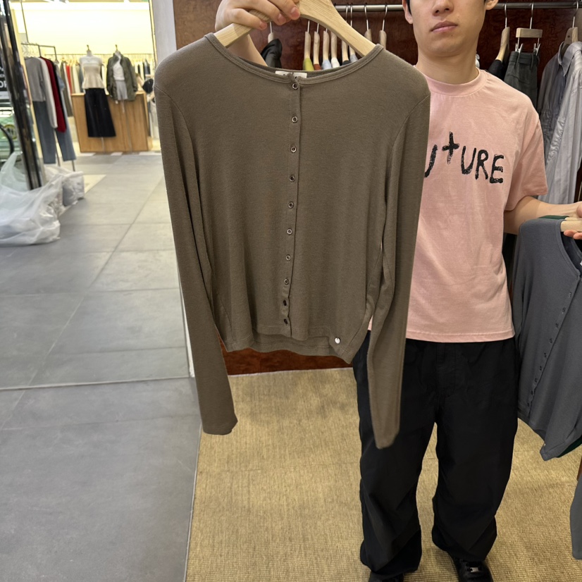 FELTE韓國代購女裝新品推薦人氣時尚真品休閑熱賣開衫開襟felte開衫圖色2