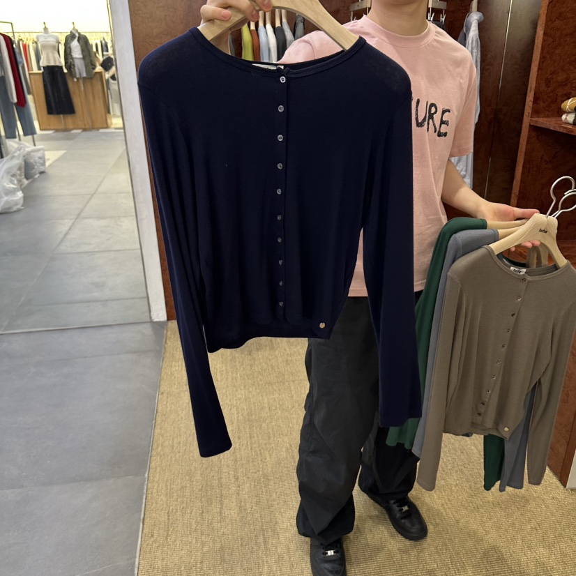 FELTE韓國代購女裝新品推薦人氣時尚真品休閑熱賣開衫開襟felte開衫圖色3