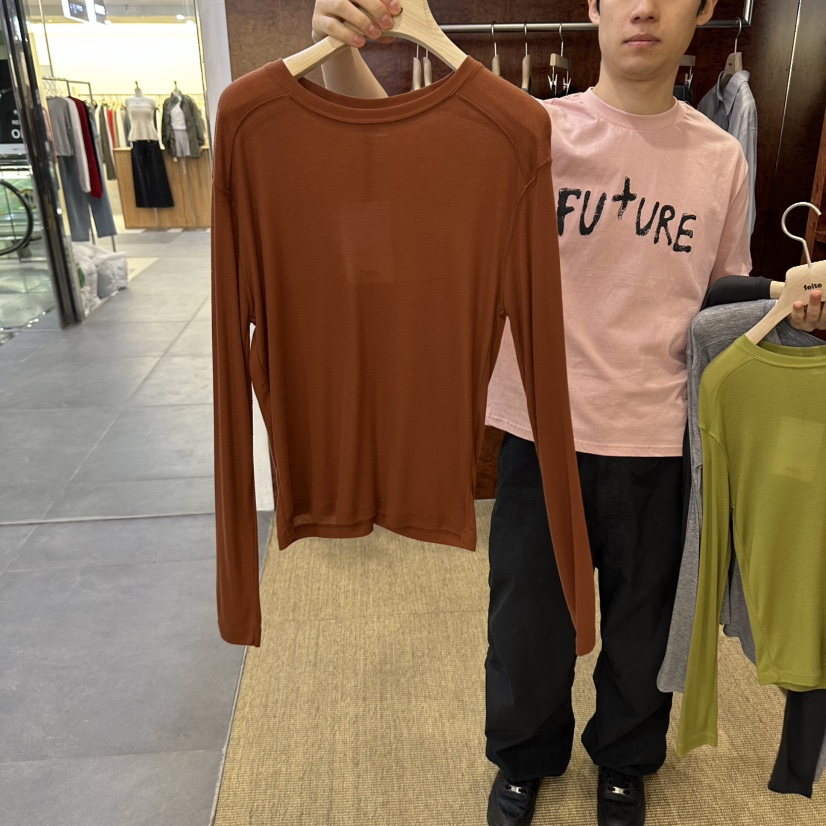 FELTE東大門代購女裝新款時尚休閑推薦真品熱賣人氣長袖T恤felte長袖T恤圖色2