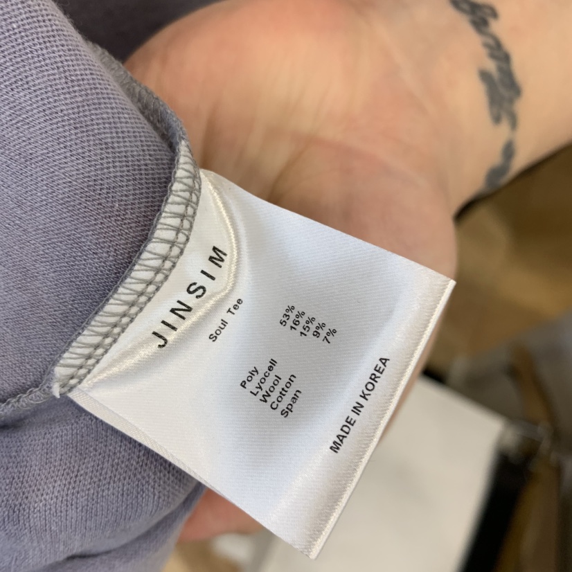 JINSIM韓國代購女裝新款推薦休閑人氣時尚真品熱賣長袖T恤JINSIM長袖T恤