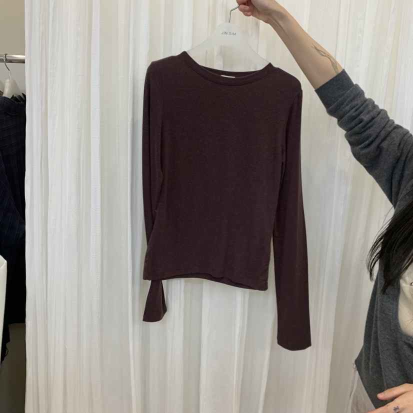 JINSIM韓國代購女裝新款推薦休閑人氣時尚真品熱賣長袖T恤JINSIM長袖T恤圖色5