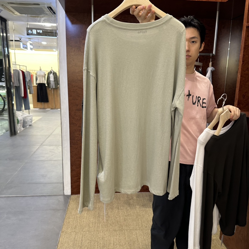 FELTE東大門實拍女裝新品推薦時尚真品人氣休閑長袖T恤寬松felte長袖T恤
