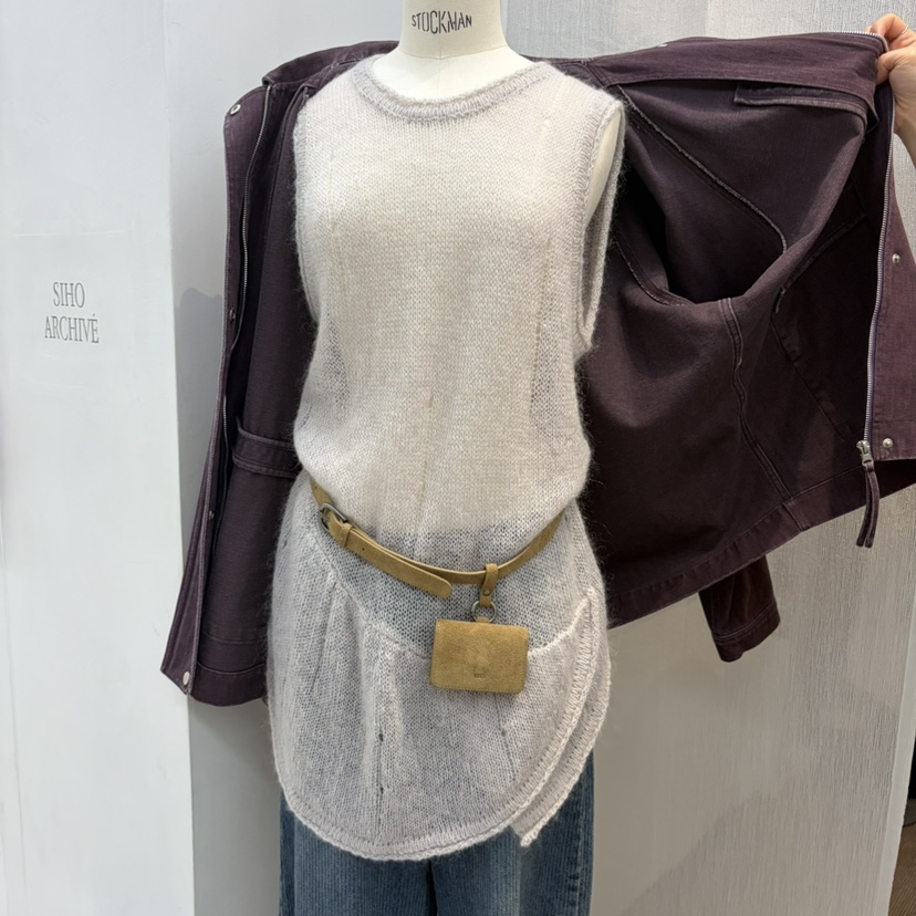 SIHO ARCHIVE東大門代購女士新款推薦連衣裙不含配飾馬海毛SIHO ARCHIVE連衣裙圖色2