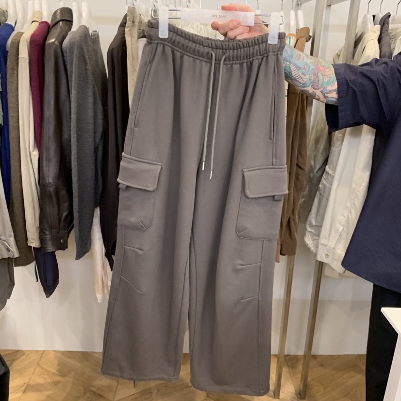 JINSIM東大門直郵女士新品熱賣時尚人氣推薦休閑褲工裝褲JINSIM休閑褲圖色1