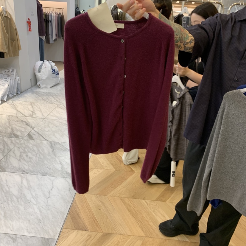 JINSIM韓國代購女士新品熱賣人氣時尚休閑真品針織衫開襟JINSIM針織衫圖色2